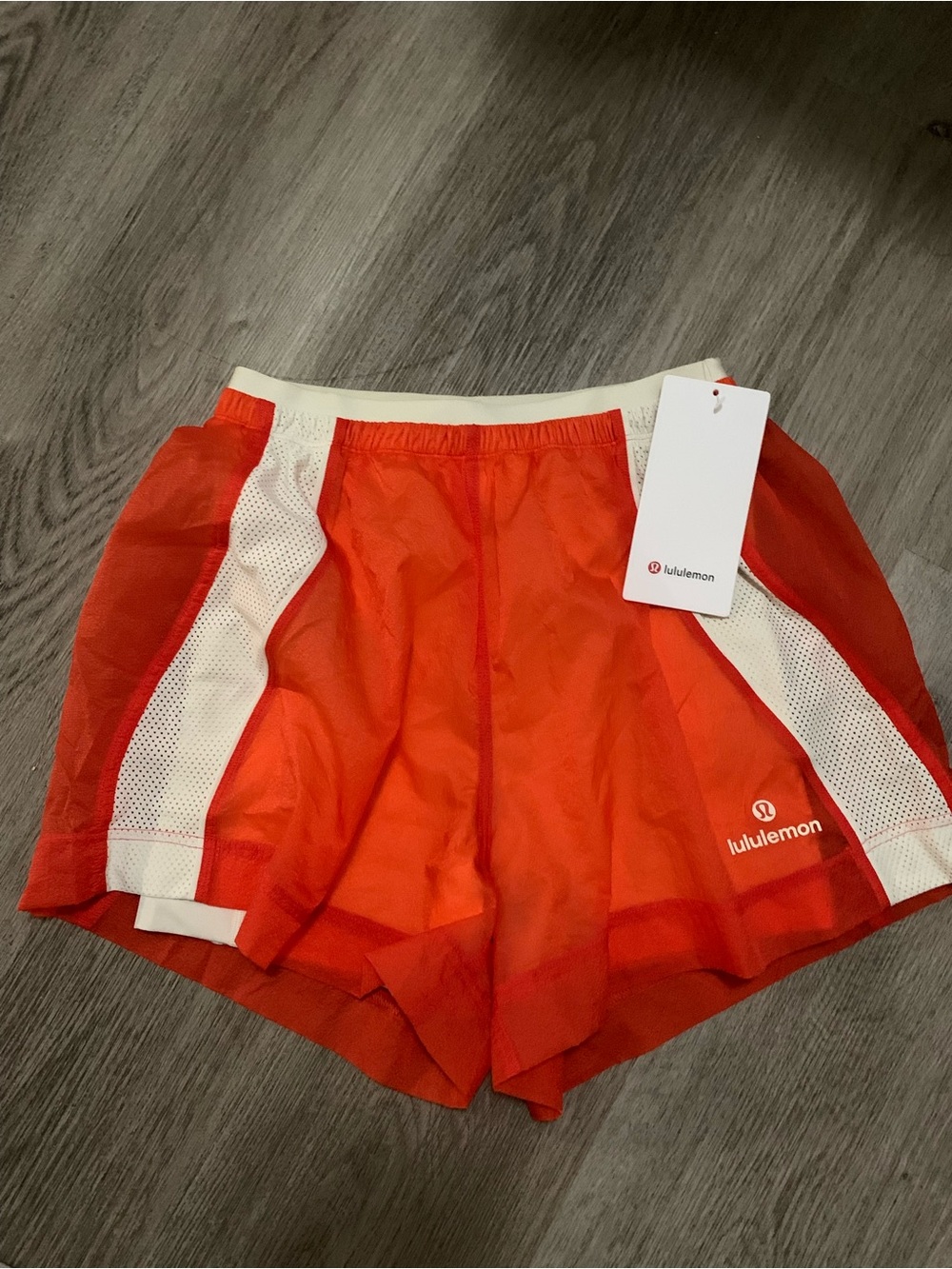 Lululemon Women's Red Mesh Running Shorts XS